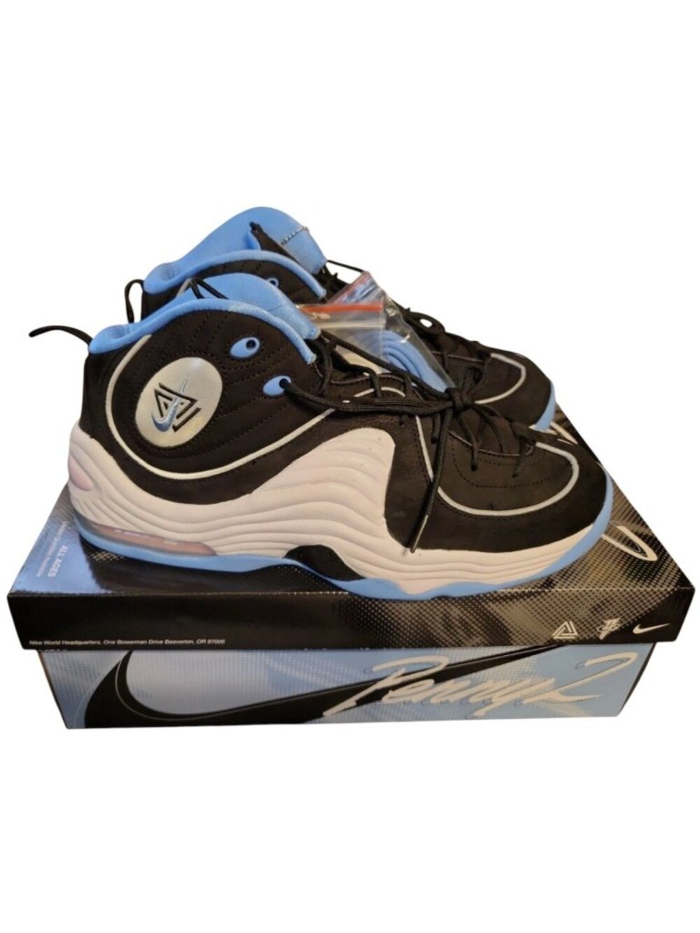 Nike Air Penny 2 x Social Status "Playground Black" DM9132-001 Mens 8 New in BOX